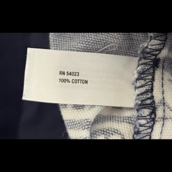 Gap Cotton Canvas Blue White Floral Paisely Shorts sz 4 - Picture 8 of 8